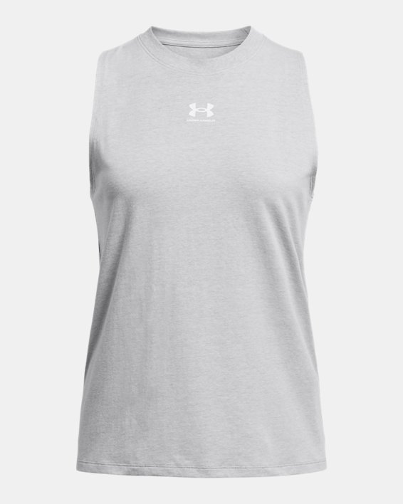 Women's UA Rival Muscle Tank in Gray image number 2